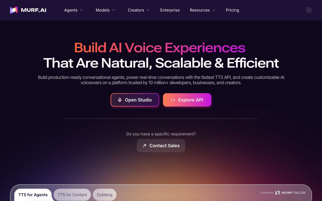 Murf AI — website screenshot