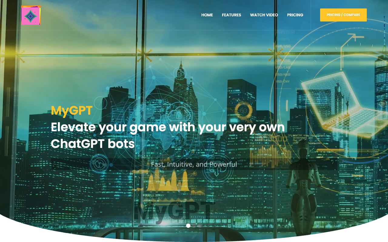 MyGPT Link — site ekran görüntüsü