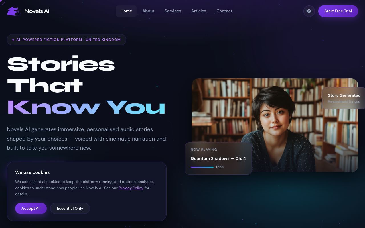 Novels AI — website screenshot