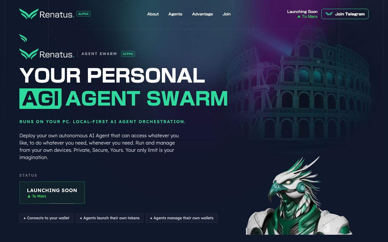 Renatus AI — website screenshot
