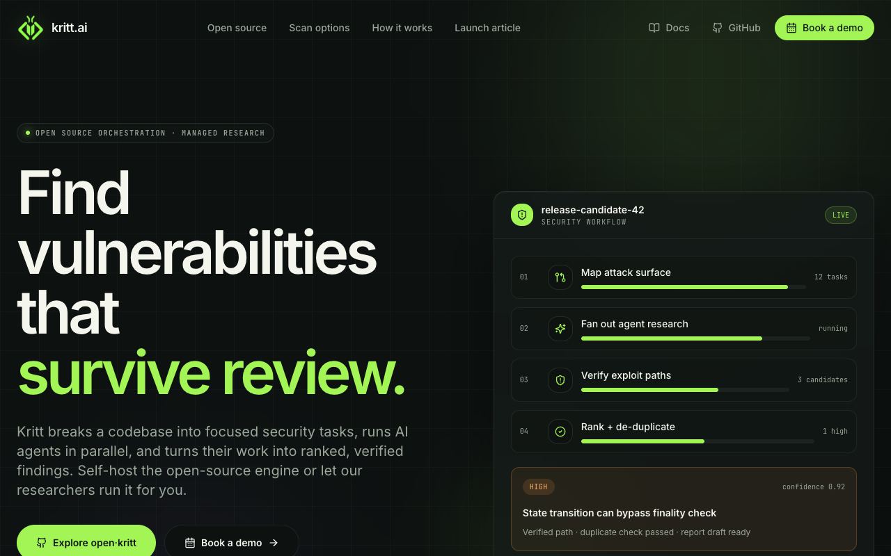 open·kritt — website screenshot