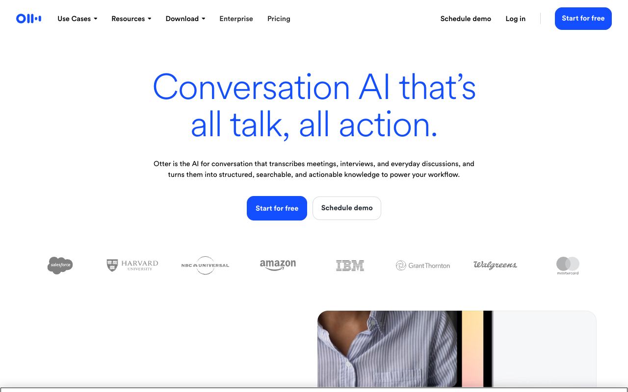 Otter.ai — website screenshot
