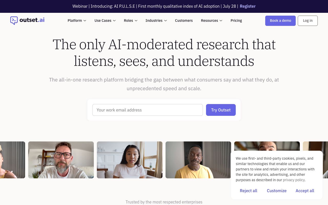 Outset — website screenshot