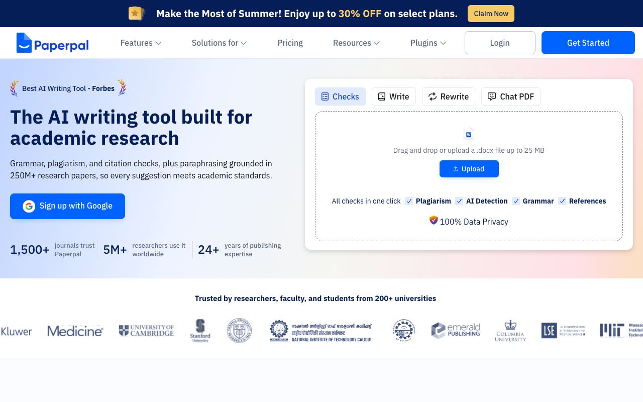 Paperpal — website screenshot