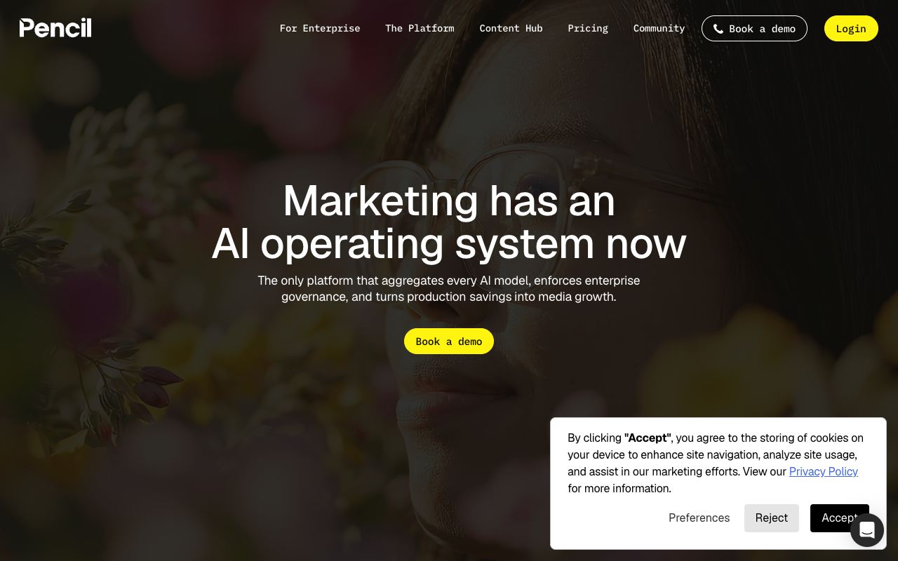 Pencil — website screenshot