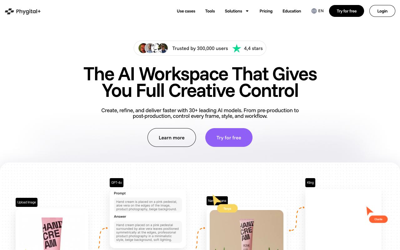 Phygital+ — website screenshot
