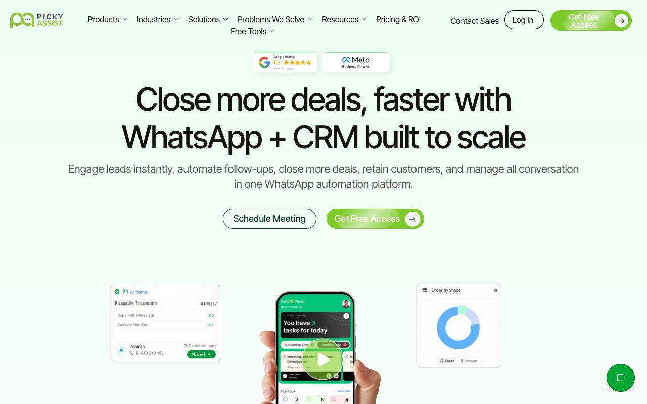 Picky Assist — website screenshot