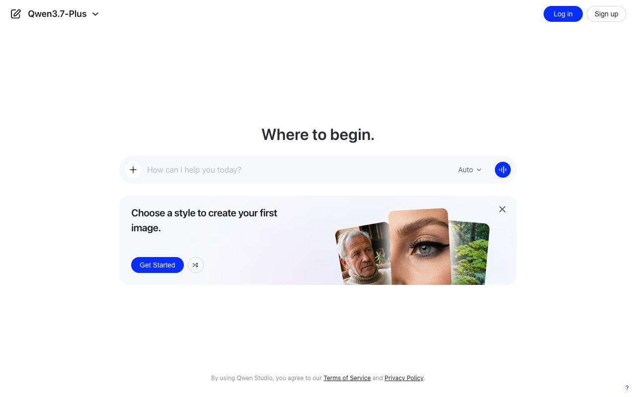 Qwen — website screenshot