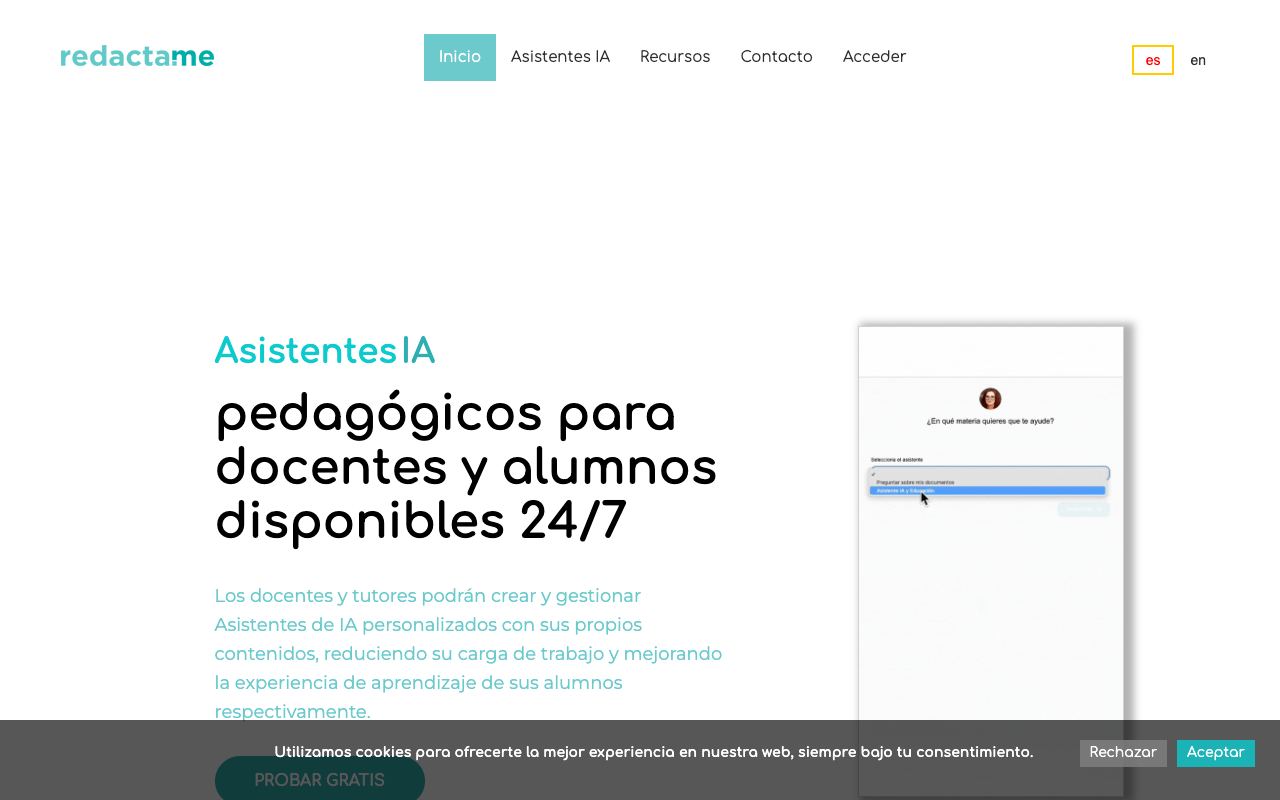 MARIAChat — website screenshot