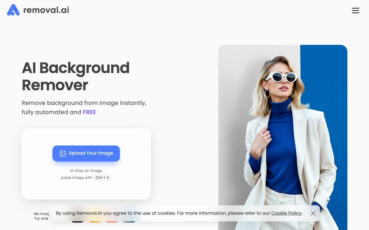 Removal.AI — website screenshot