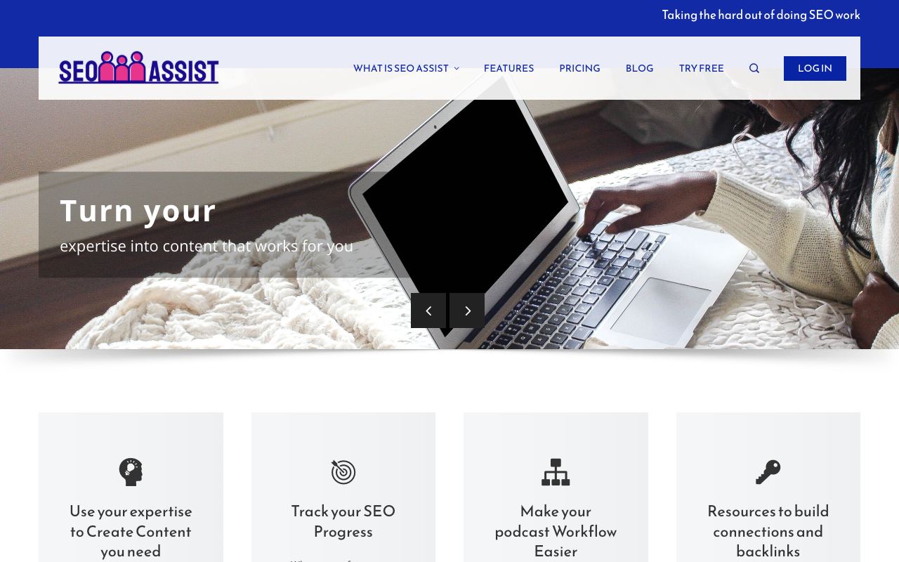 SEO Assist — website screenshot