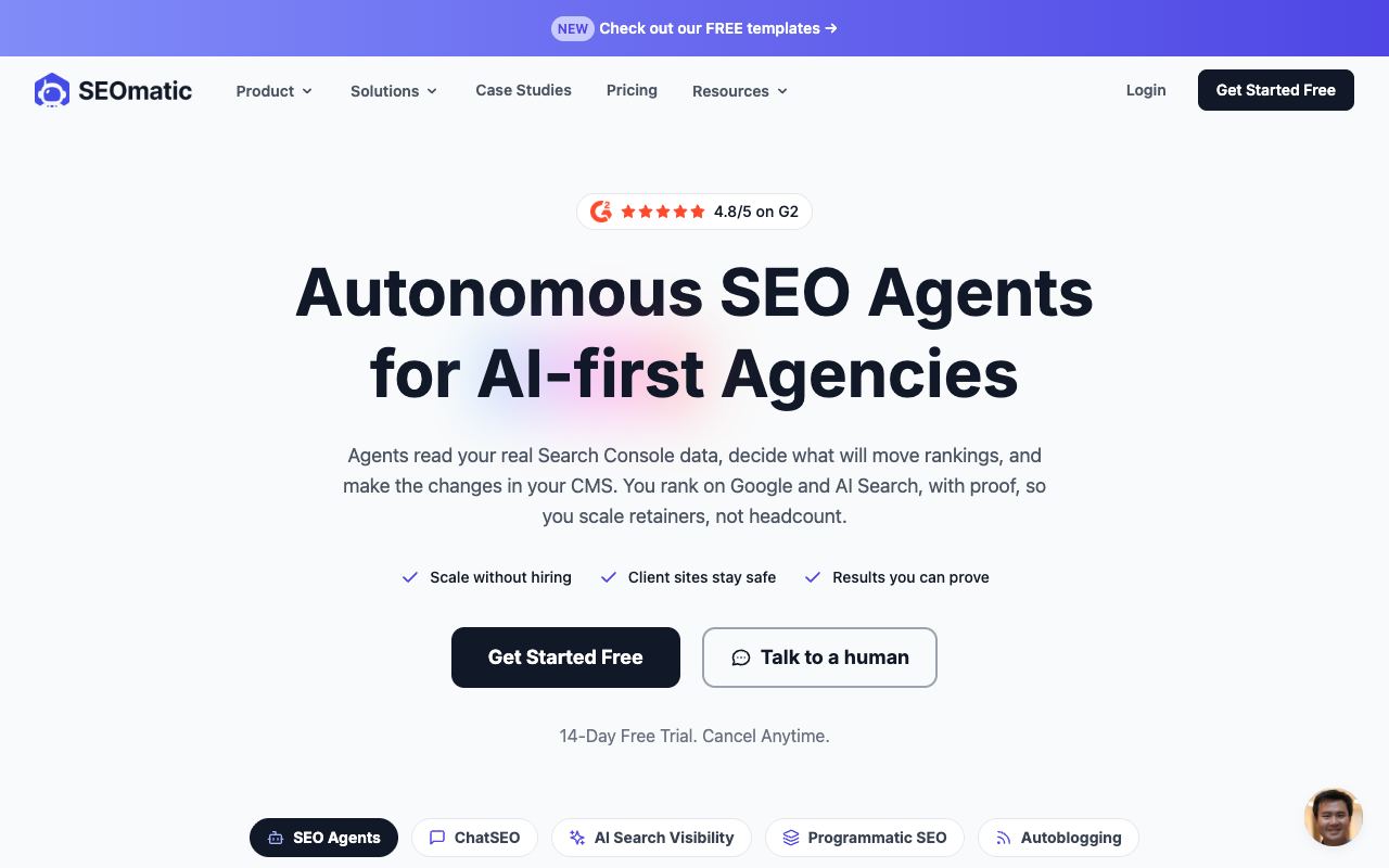 Seomatic AI — website screenshot