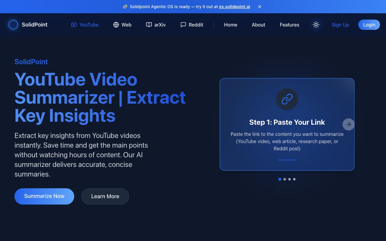 SolidPoint — site ekran görüntüsü
