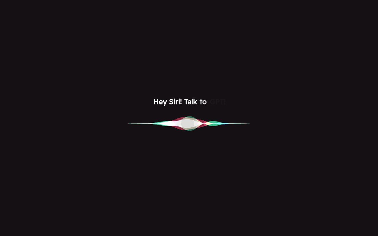 SiriGPT — website screenshot