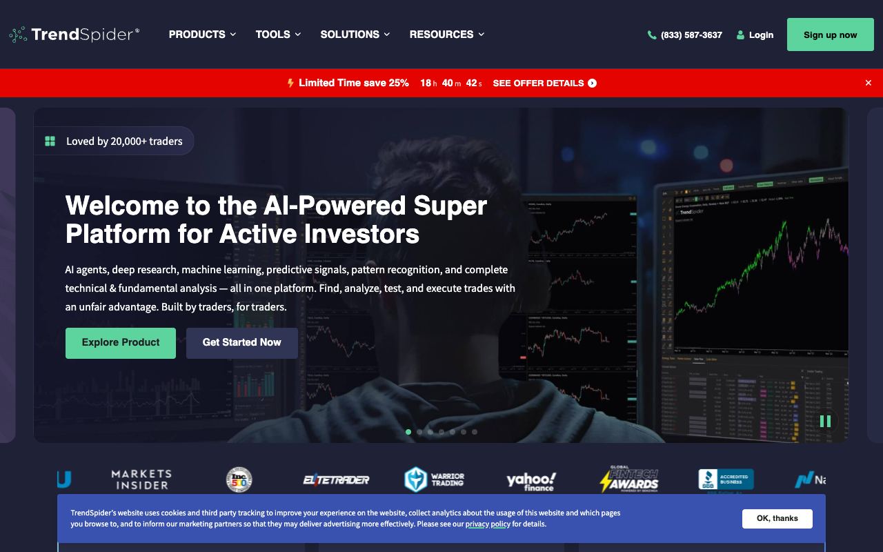 TrendSpider — website screenshot