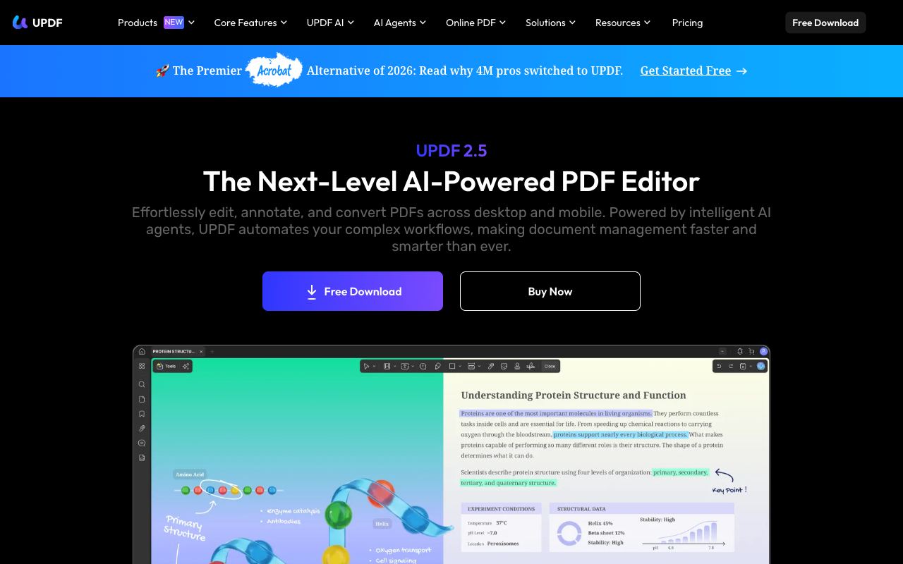 UPDF — website screenshot