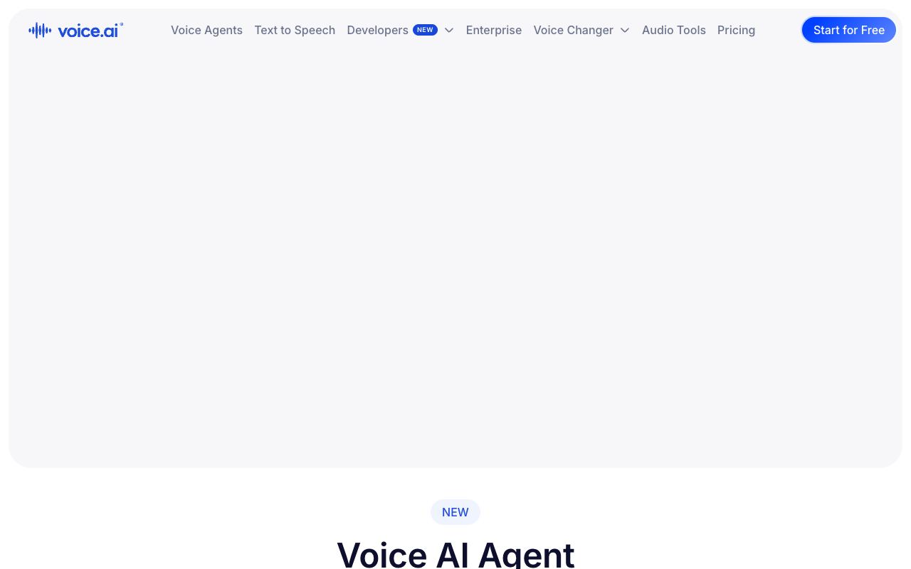 Voice.ai — website screenshot
