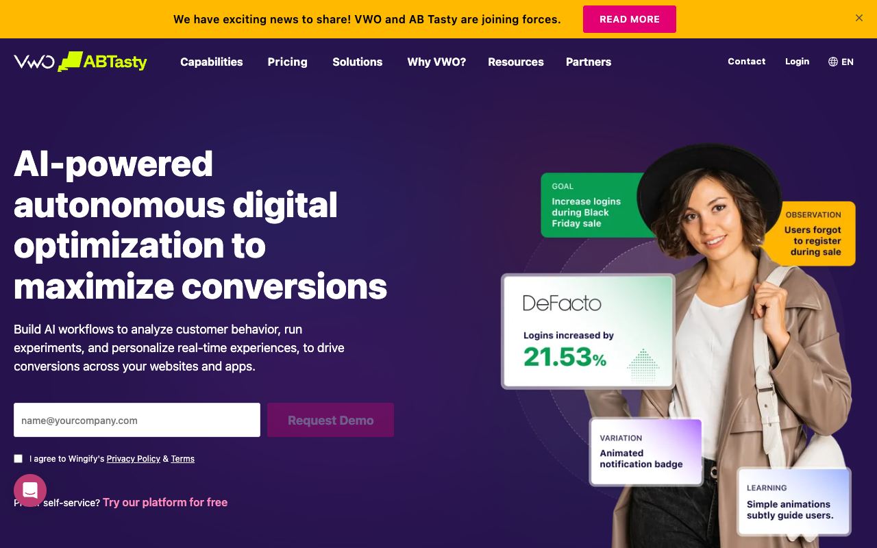 VWO — website screenshot