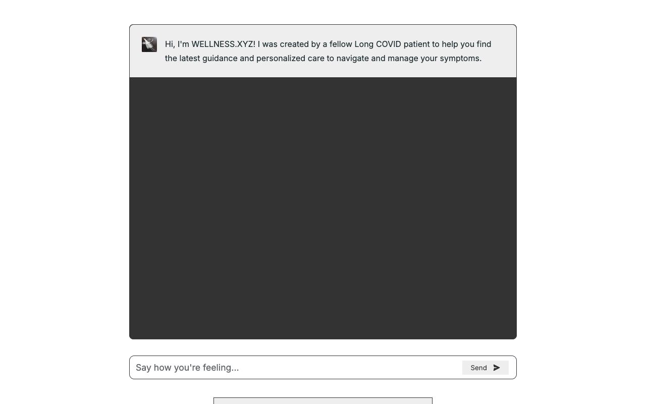 Wellness.xyz — website screenshot