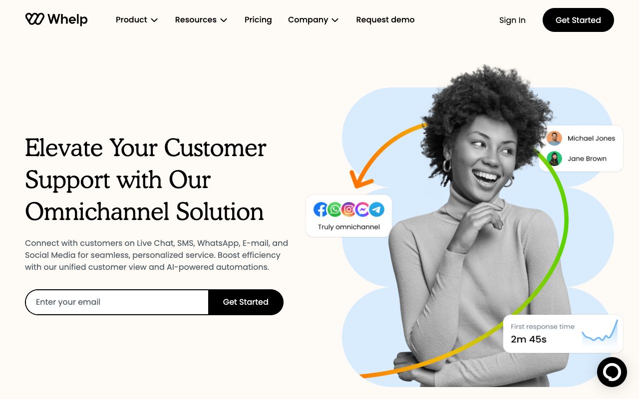 Whelp — website screenshot