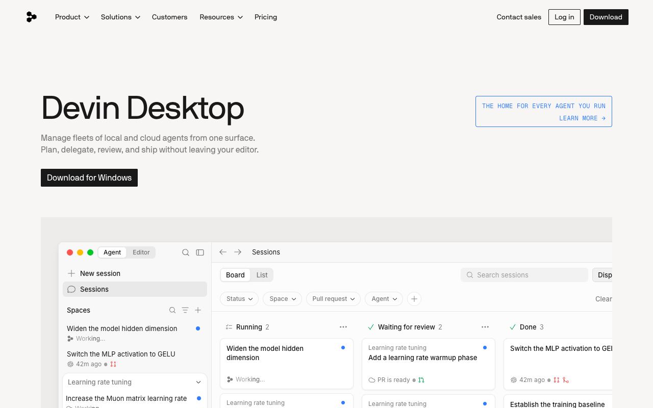 Windsurf — website screenshot