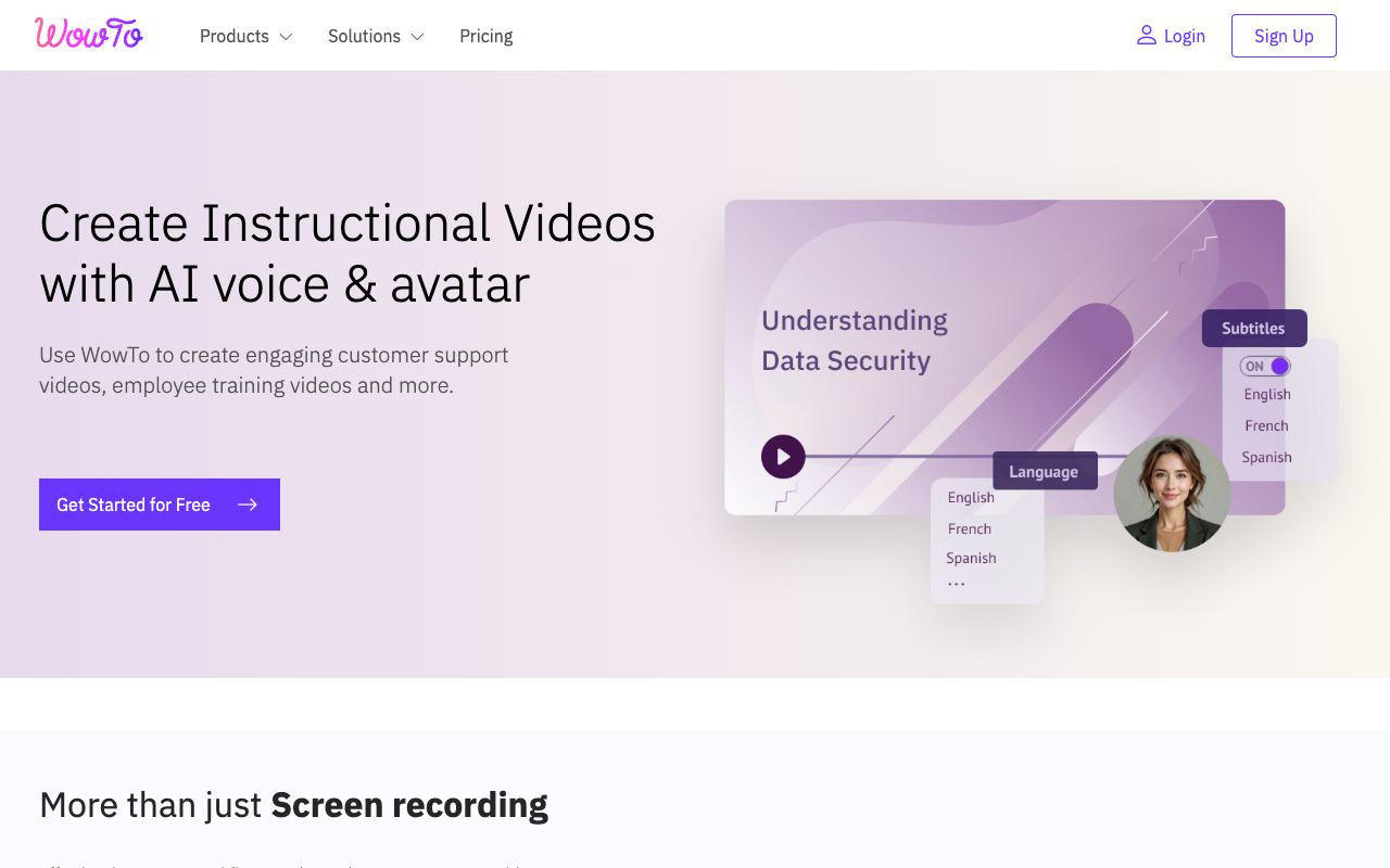 WowTo — website screenshot