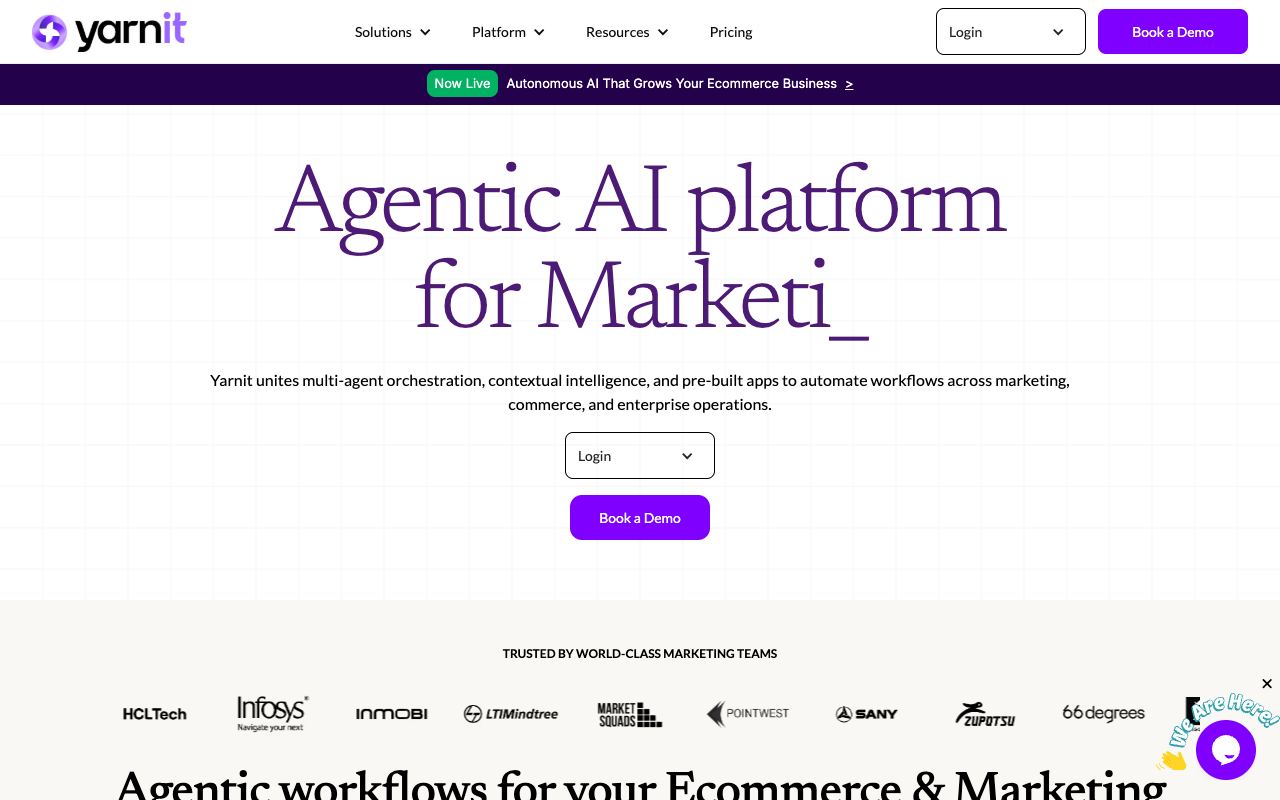 Yarnit — website screenshot