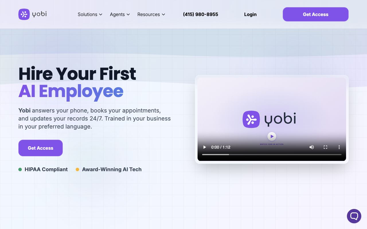 Yobi — website screenshot
