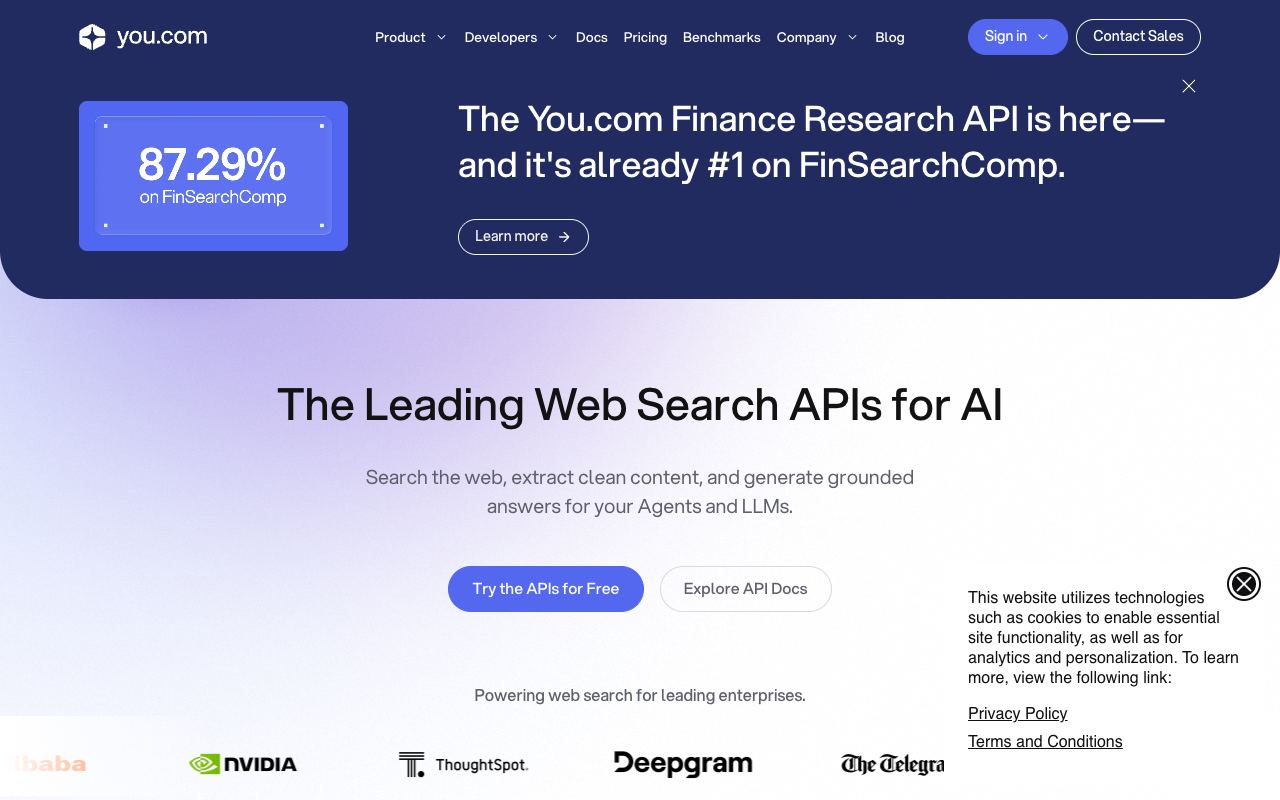 You.com — website screenshot