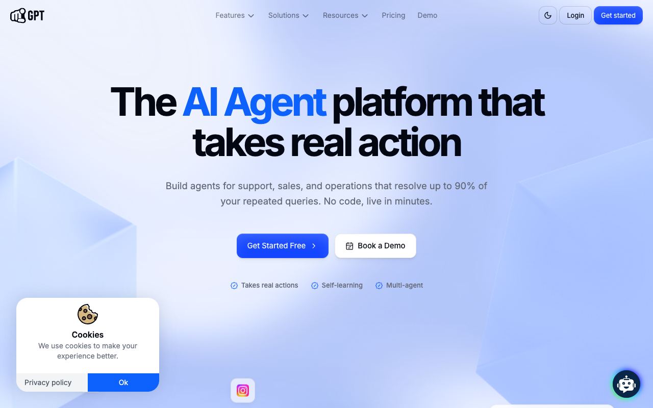 YourGPT — website screenshot